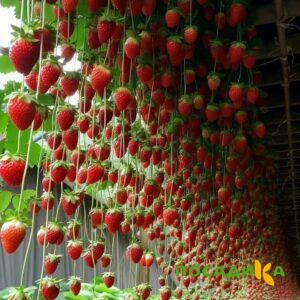 Клубника ампельная Анастасия купить по цене от 370р. в интернет-магазине «Посадика» с доставкой почтой в в Мензелинске и по всей России – [изображение №1].