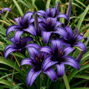 Лилейник Блю Айрис купить по цене от 324р. в интернет-магазине «Посадика» с доставкой почтой в в Мензелинске и по всей России – [изображение №1].