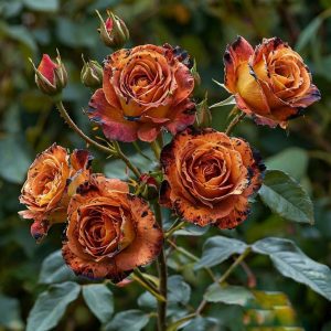 Роза плетистая Оранжевый Бриллиант купить по цене от 450р. в интернет-магазине «Посадика» с доставкой почтой в в Мензелинске и по всей России – [изображение №1].